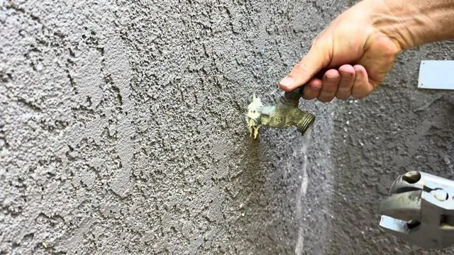 Matching hose bib washer from repair kit